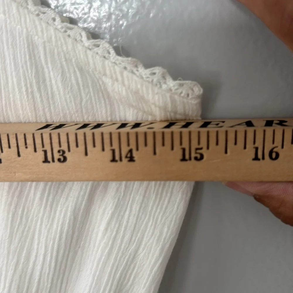 Aerie Women's White Button-Front Dress
Cottage Core Romantic Travel Size M - Picture 11 of 11